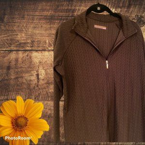 Lucy Tech Brown active wear jacket XL